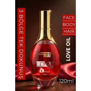 Softto Plus Love Oil Saç ve Cilt Bakım Yağı 120 ml