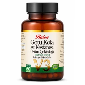 Balen Gotu Kola&At Kestanesi&Üzüm Çekirdeği Ekstraktı Kapsül 60
