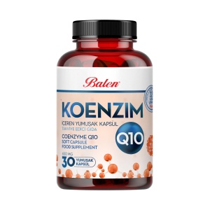 Balen Koenzim Q10 İçeren Yumuşak Kapsül 650 mg 30 Tablet