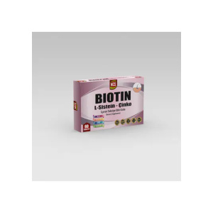 NCS Biotin  L-Sistein ve Çinko İçeren Tak.Edici Gıda 60 Tablet