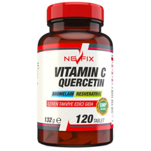 Nevfix Quercetin Vitamin C Bromelain Resveratrol 120 Tablet