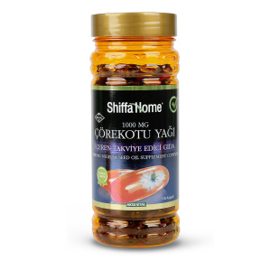 Shiffa Home Çörekotu Yağı 1000 mg 100 Soft jel Kapsül
