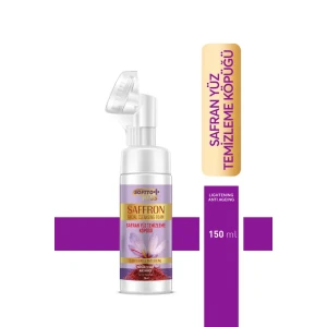 Sofft Plus Aydınlatıcı ve Niacinamide içerikli Safran Fırçalı Yüz Temizleme Köpüğü 150ml
