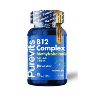 Purevits Vitamin B12 Comp.-Folic Acid-Biotin 30 Adet Dilaltı Tablet