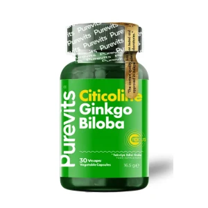Purevits Sitikolin Gingko Biloba Takviye Edici Gıda 30 Kapsül