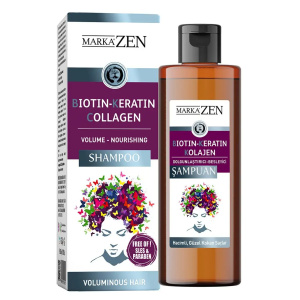 Markazen Şampuan 350 ml Biotin Keratin Kolajen