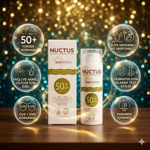 Nuctus Güneş Koruyucu Krem 50 ml Yağlı Ve Akne Eğilimli Ciltler